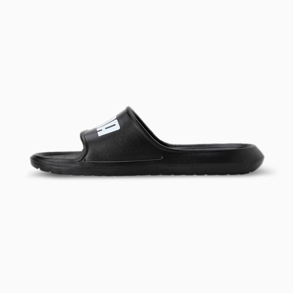 Divecat V2 Lite Unisex Slides, Puma Black-Puma White, extralarge-IND