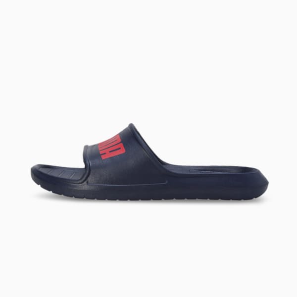 Divecat V2 Lite Slides, Peacoat-High Risk Red, extralarge-IND