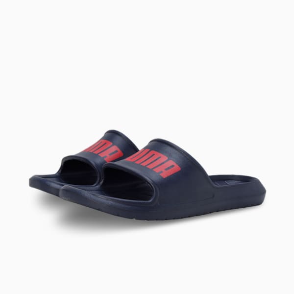 Divecat V2 Lite Slides, Peacoat-High Risk Red, extralarge-IND