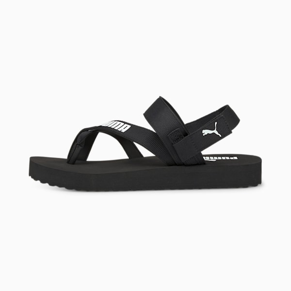 Summer Cat Sandals, Puma Black-Puma White, extralarge-IND