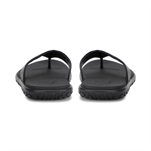 Galaxy Comfort Men's Flip-Flops, Puma Black-Puma White, extralarge-IND