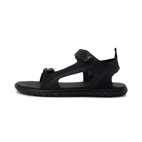 Cruise Comfort V1 Men's Sandals, Puma Black-Limepunch