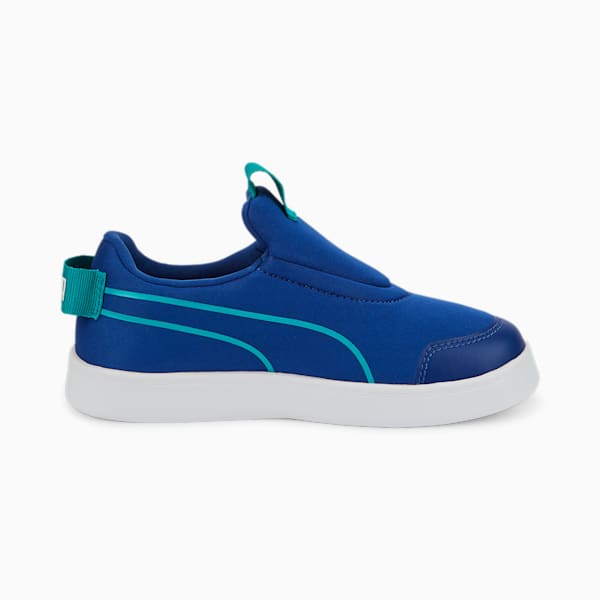 Courtflex V2 Slip On Kids' Sneakers, Sodalite Blue-Deep Aqua, extralarge-IDN