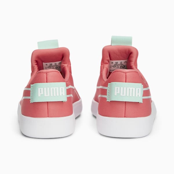 Courtflex V2 Slip On Kids' Sneakers, Loveable-Minty Burst-PUMA White, extralarge-IDN