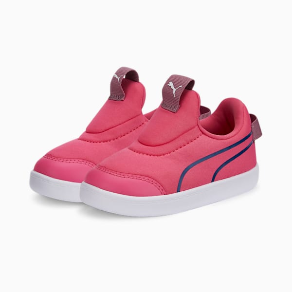 Courtflex v2 Slip-On Toddlers Sneakers, Sunset Pink-Sodalite Blue, extralarge-IND