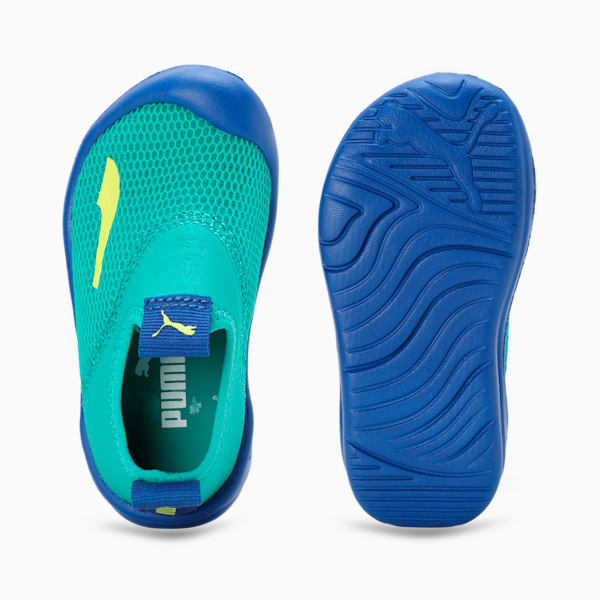 Aquacat Shield Babies' Shoes, Sparkling Green-Lime Pow-Cobalt Glaze, extralarge-IND