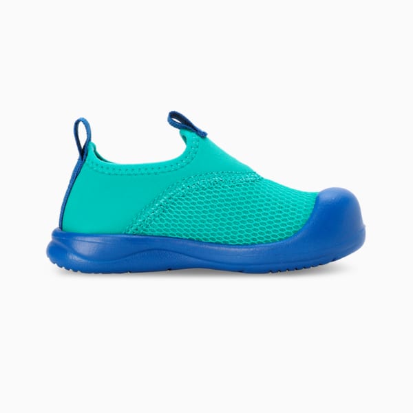 Aquacat Shield Babies' Shoes, Sparkling Green-Lime Pow-Cobalt Glaze, extralarge-IND