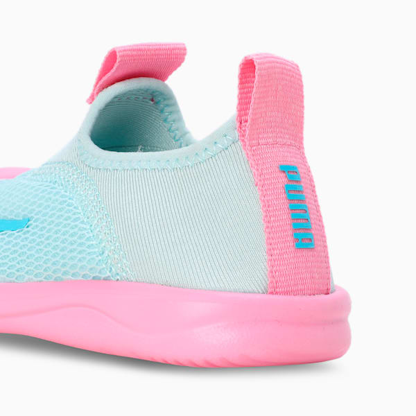 Aquacat Shield Babies' Shoes, Turquoise Surf-Bright Aqua-Fast Pink, extralarge-IND