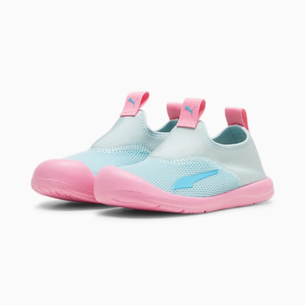 PUMA Aquacat Shield Babies' Shoes, Turquoise Surf-Bright Aqua-Fast Pink, extralarge-IND