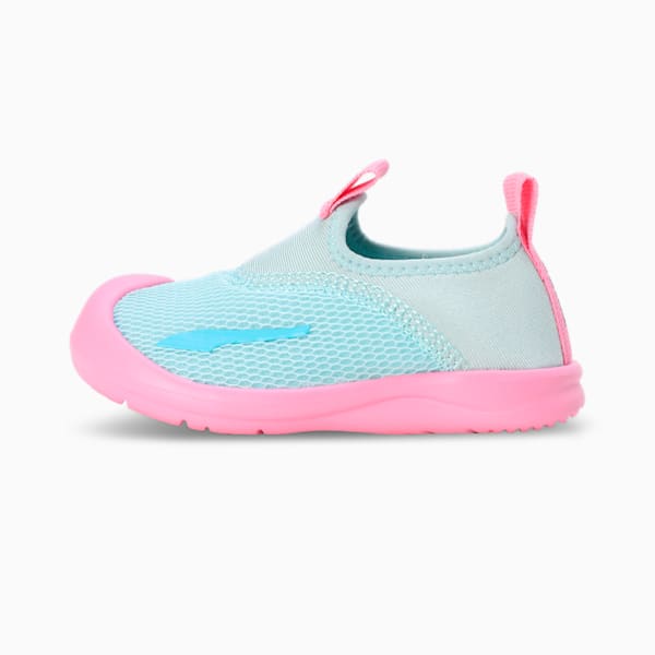 Aquacat Shield Babies' Shoes, Turquoise Surf-Bright Aqua-Fast Pink, extralarge-IND