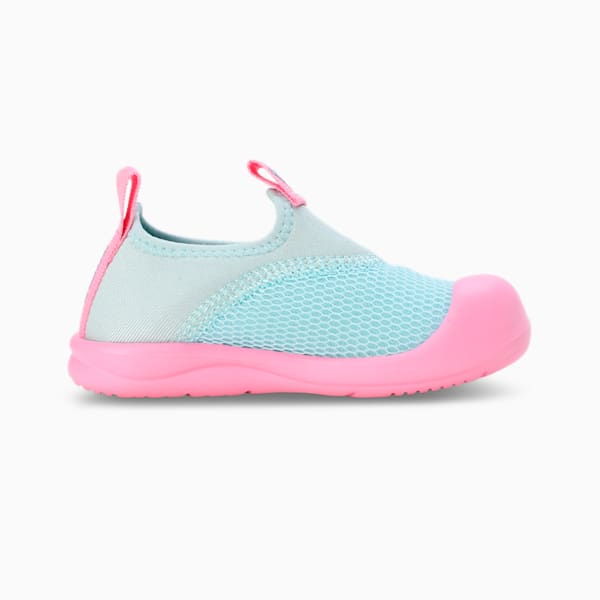 Aquacat Shield Babies' Shoes, Turquoise Surf-Bright Aqua-Fast Pink, extralarge-IND
