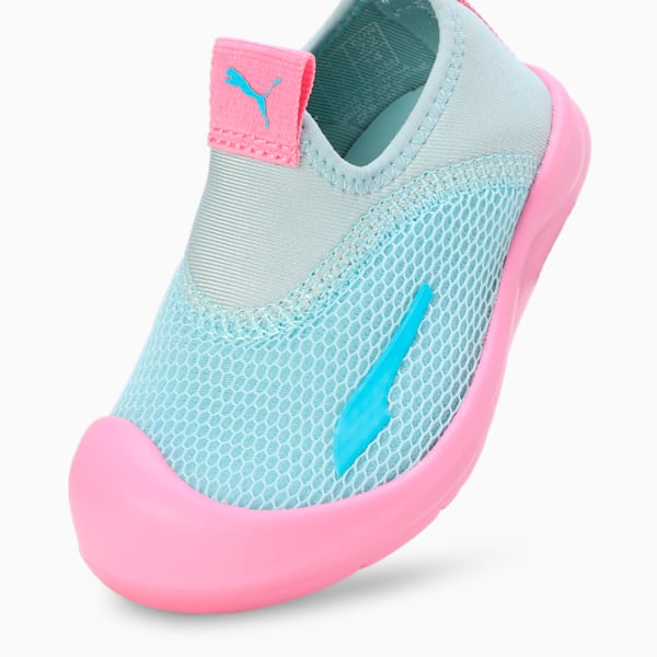 Aquacat Shield Babies' Shoes, Turquoise Surf-Bright Aqua-Fast Pink, extralarge-IND