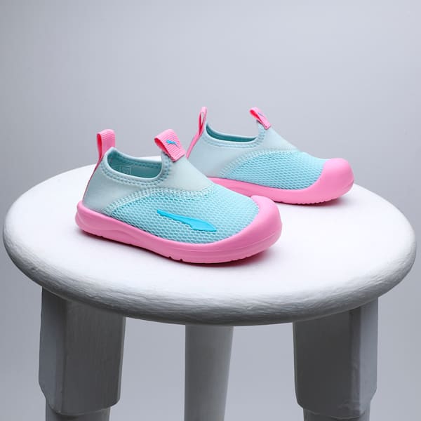 Aquacat Shield Babies' Shoes, Turquoise Surf-Bright Aqua-Fast Pink, extralarge-IND