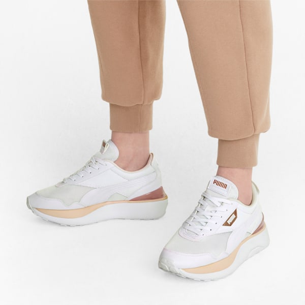 クルーズ ライダー ウィメンズ スニーカー, Puma White-Cloud Pink, extralarge-JPN
