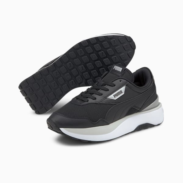 Tenis Cruise Rider Mujer, Puma Black-Gray Violet, extralarge