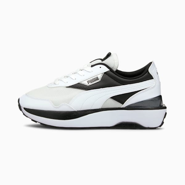 Cruise Rider Women's Sneakers, Puma White-Puma Black, extralarge