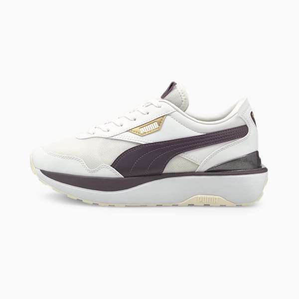 Cruise Rider Women's Shoes, Puma White-Sweet Grape-Ivory Glow, extralarge-IND