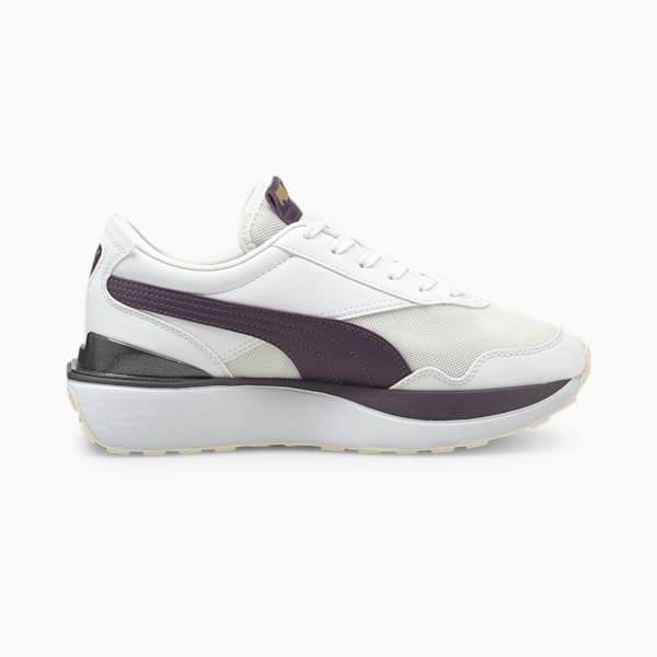 Cruise Rider Women's Shoes, Puma White-Sweet Grape-Ivory Glow, extralarge-IND