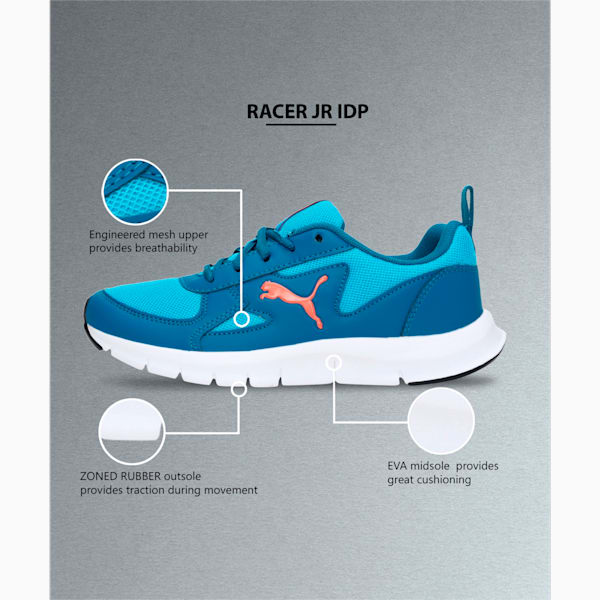 Runner Youth Sneakers, Digi-blue-Dresden Blue-Fusion Coral, extralarge-IND