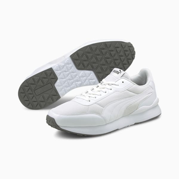 PUMA R78 Future Decon Unisex Sneakers, Puma White-Puma White-CASTLEROCK, extralarge-IND