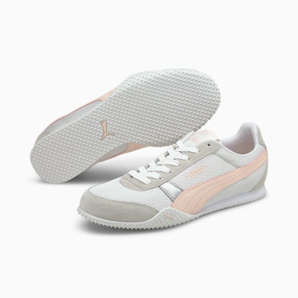 Bella Women's Sneakers, Puma White-Cloud Pink, extralarge
