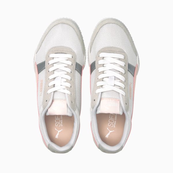 Bella Women's Sneakers, Puma White-Cloud Pink, extralarge