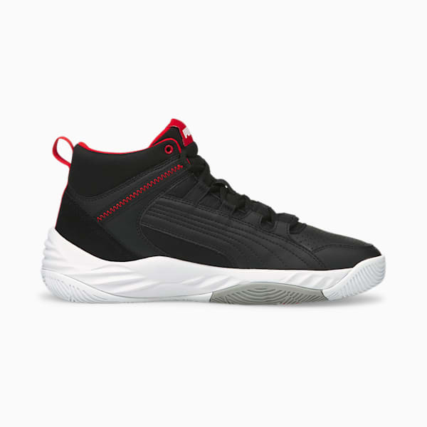 Rebound Future Evo Unisex Sneakers, Puma Black-Puma Black-High Risk Red-Puma White, extralarge-IND