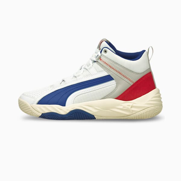 Rebound Future Evo Sneakers, Puma White-Surf The Web-High Risk Red-Gray Violet, extralarge-IND