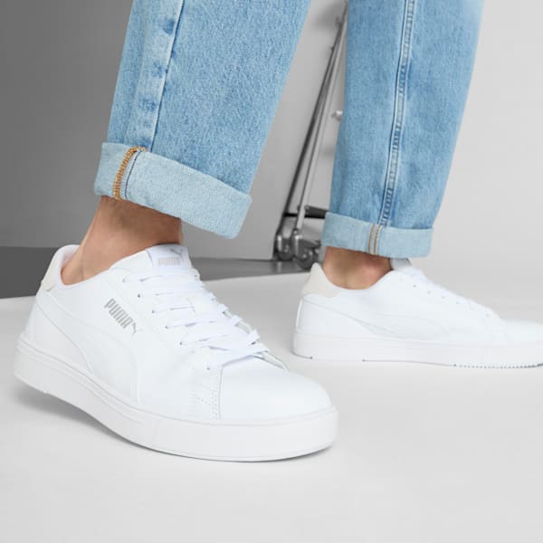 Tenis Serve Pro Lite, Puma White-Puma White-Puma Silver-Gray Violet, extralarge
