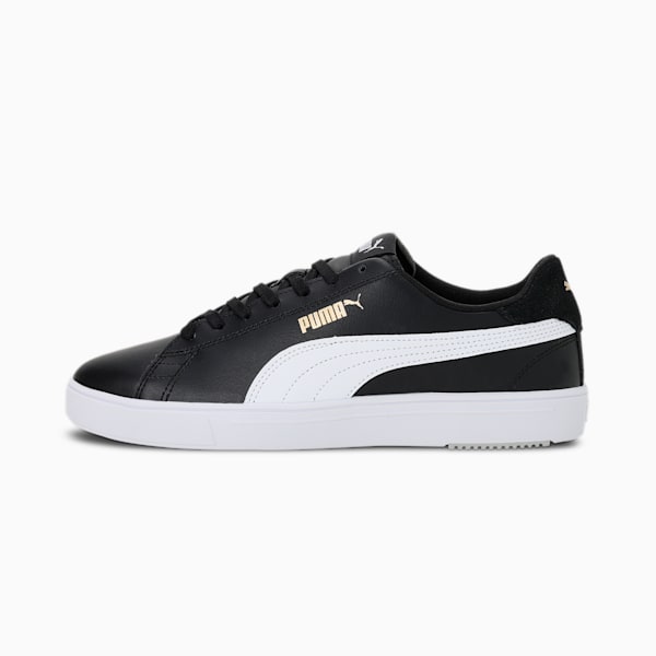Serve Pro Lite Sneakers, Puma Black-Puma White-Puma Team Gold, extralarge-IND