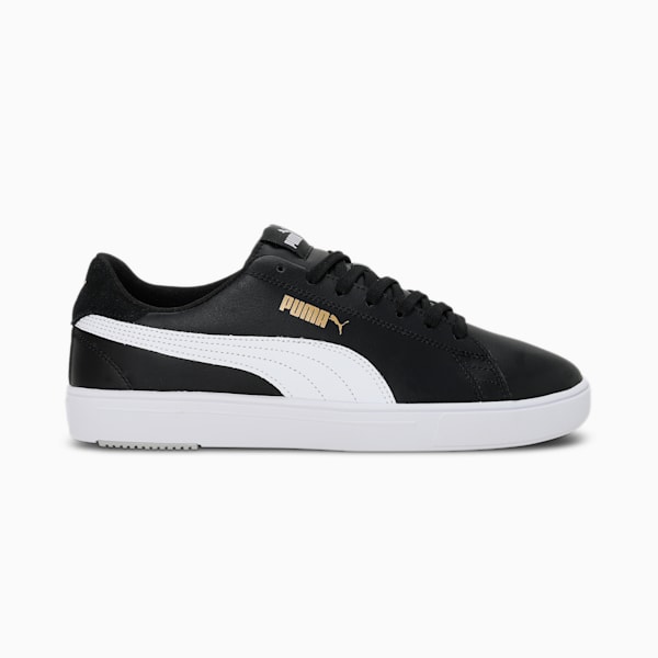 Serve Pro Lite Sneakers, Puma Black-Puma White-Puma Team Gold, extralarge-IND