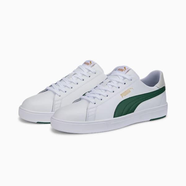 Tenis Serve Pro Lite, Puma White-Deep Forest-Puma Team Gold, extralarge