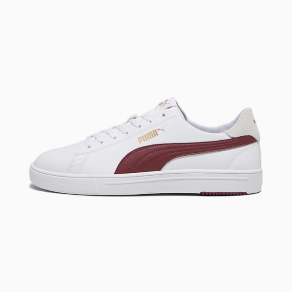 Baskets Serve Pro Lite, PUMA White-Dark Jasper-PUMA Gold, extralarge