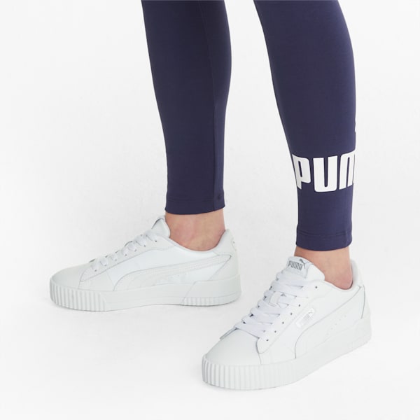 Carina Crew Women's Sneakers, Puma White-Puma White, extralarge