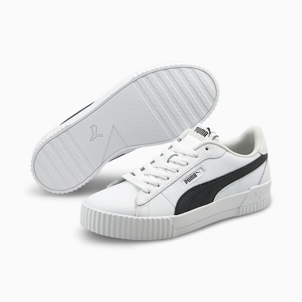 Carina Crew Women's Sneakers, Puma White-Puma Black, extralarge