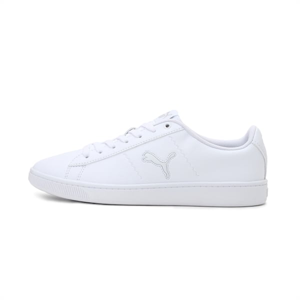 Vikky V2 Cat Women's Sneakers, Puma White-Gray Violet-Puma Black, extralarge-IND