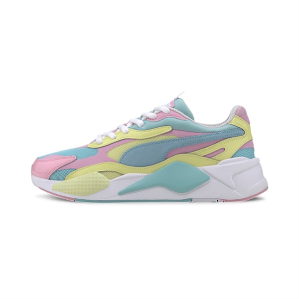 RS-X³ Plastic Women's Sneakers, Gulf Stream-Sunny Lime, extralarge