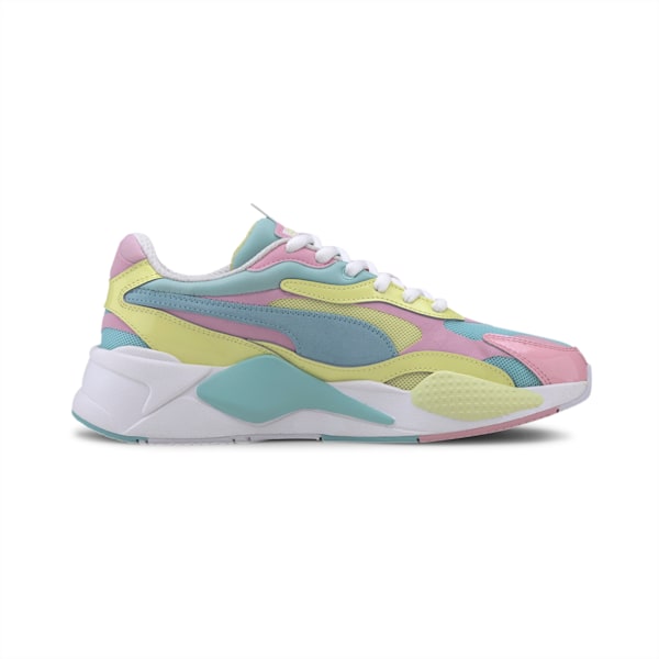 RS-X³ Plastic Women's Sneakers, Gulf Stream-Sunny Lime, extralarge