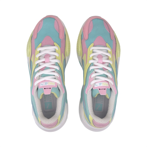 RS-X³ Plastic Women's Sneakers, Gulf Stream-Sunny Lime, extralarge