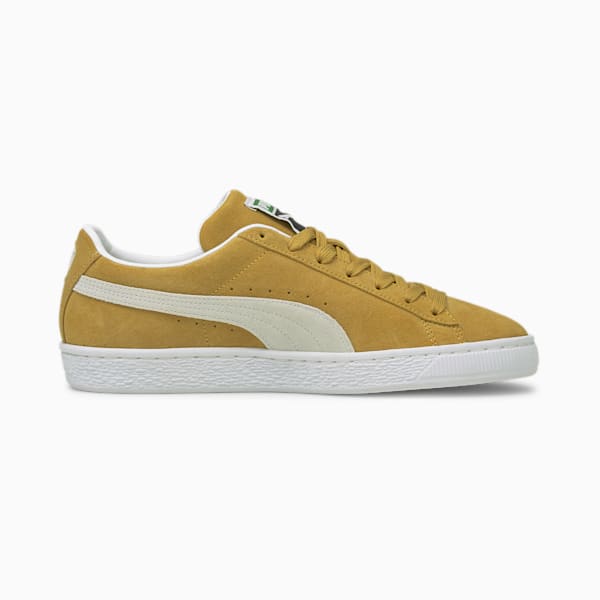 Suede Classic XXI Men's Sneakers, Honey Mustard-Puma White, extralarge-IND