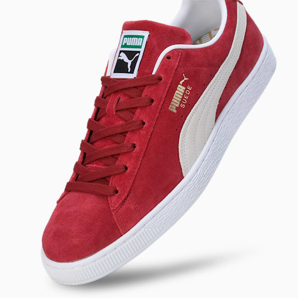 Suede Classic XXI Unisex Sneakers, Cabernet-Puma White, extralarge-IND