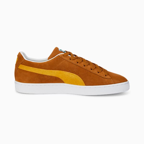 Suede Classic XXI Sneakers, Desert Tan-Tangerine-Puma White, extralarge