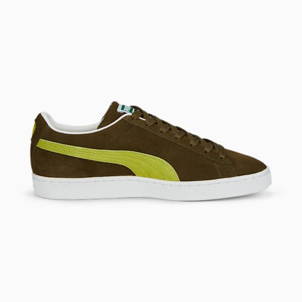 スウェード クラシック XXI ユニセックス スニーカー, Deep Olive-Tart Apple-Puma White