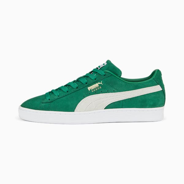 Zapatos deportivos de gamuza Classic XXI para hombres, Vine-PUMA White