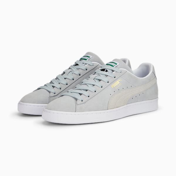 Suede Classic XXI Men's Sneakers, Platinum Gray-PUMA White