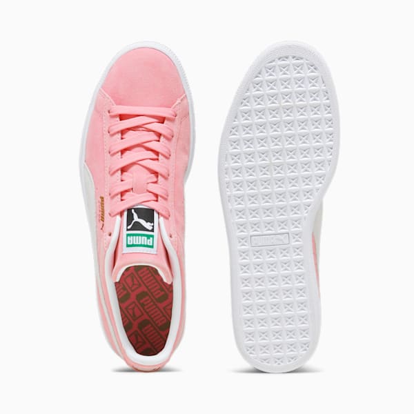 Zapatos deportivos de gamuza Classic XXI, Peach Smoothie-PUMA White, extragrande