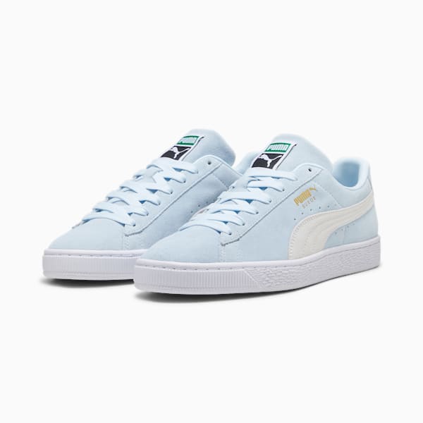 Zapatos deportivos de gamuza Classic XXI, Icy Blue-PUMA White, extragrande