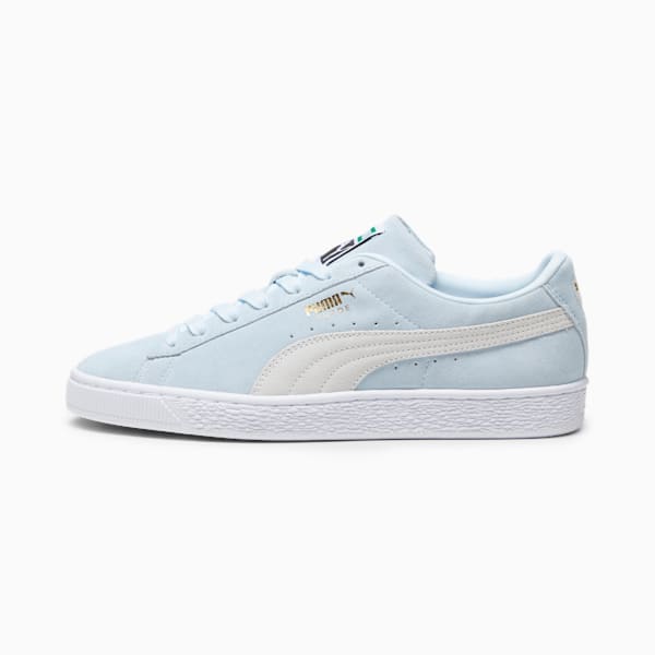 Zapatos deportivos de gamuza Classic XXI, Icy Blue-PUMA White, extragrande