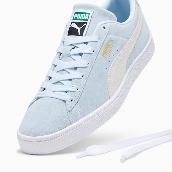 Zapatos deportivos de gamuza Classic XXI, Icy Blue-PUMA White, extragrande