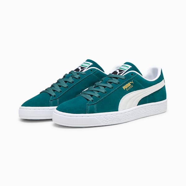 Suede Classic XXI Sneakers, Malachite-PUMA White, extralarge-IND